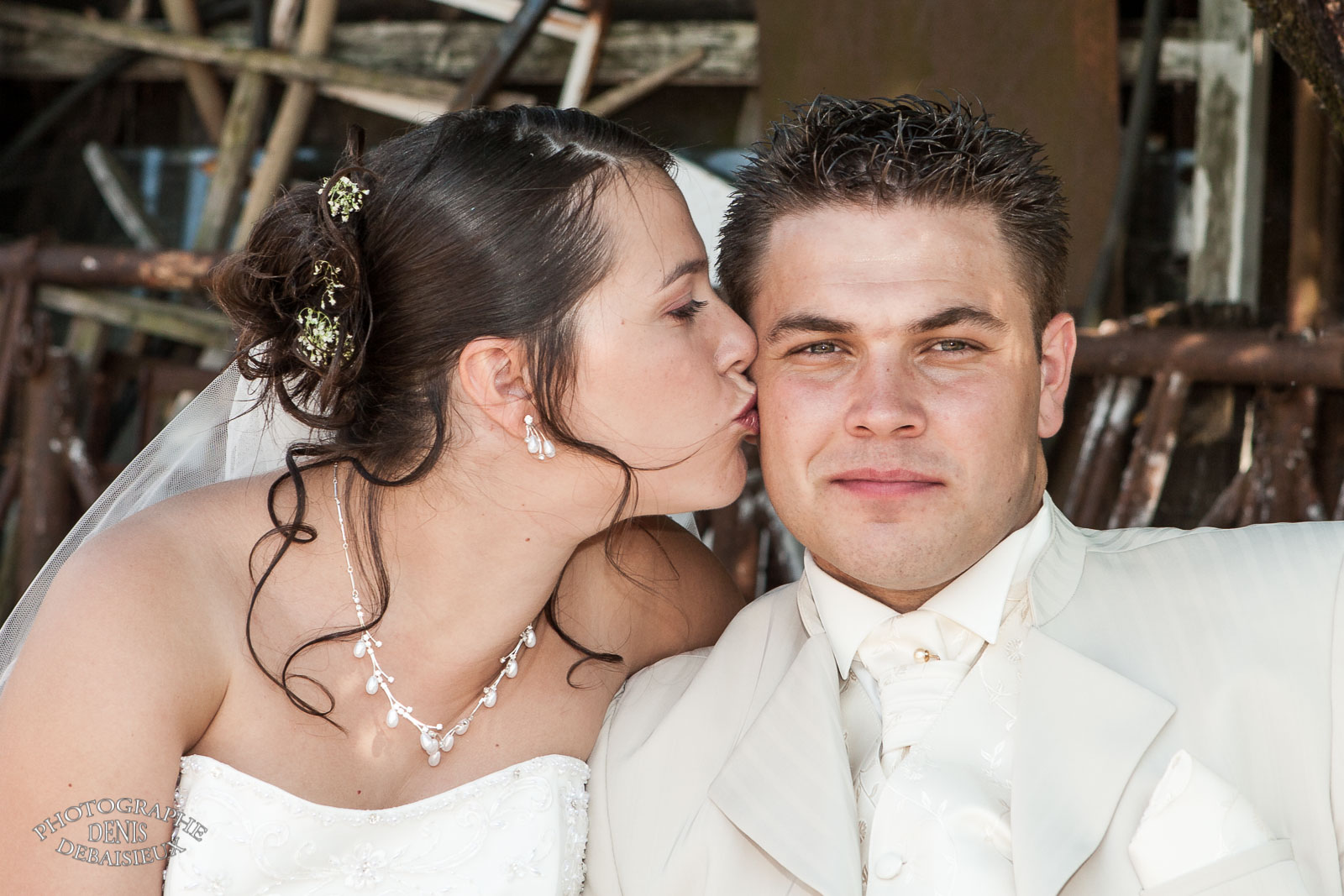 Bisou mariage
