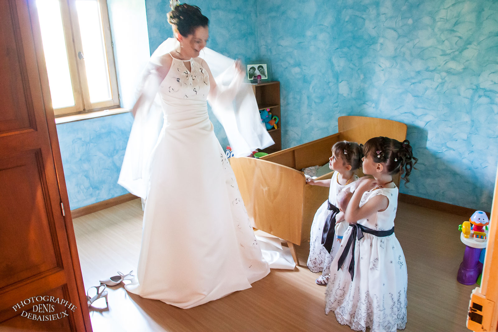 Habillage de la mariée