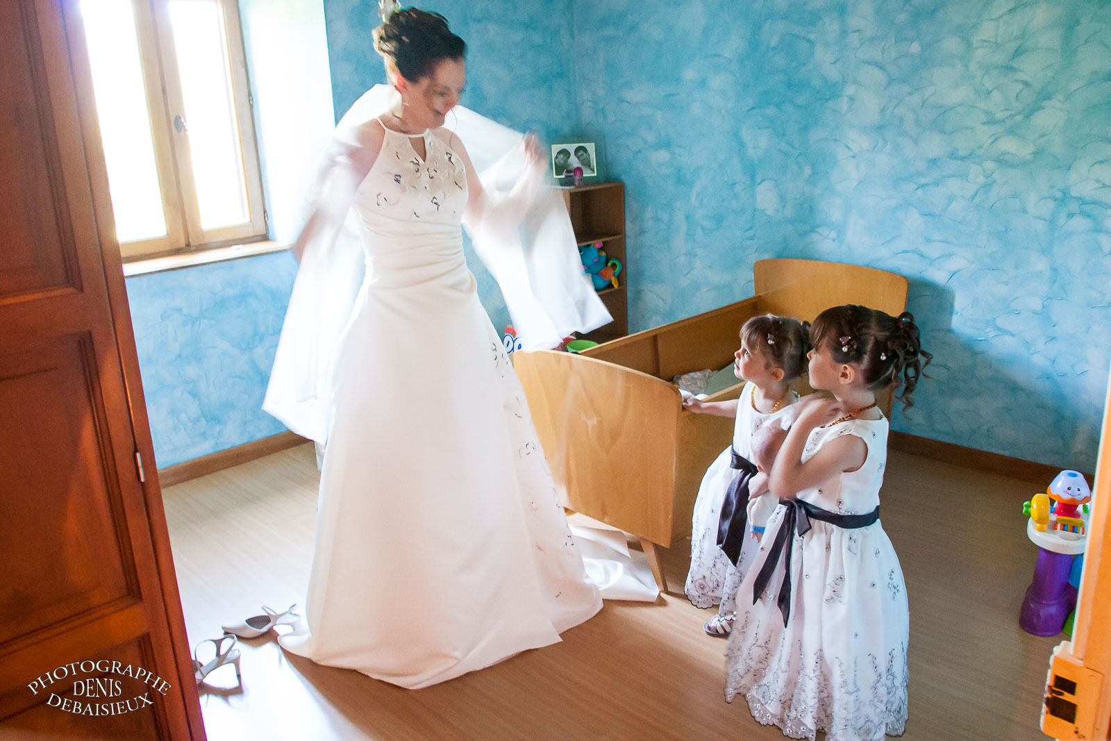 Habillage de la mariée
