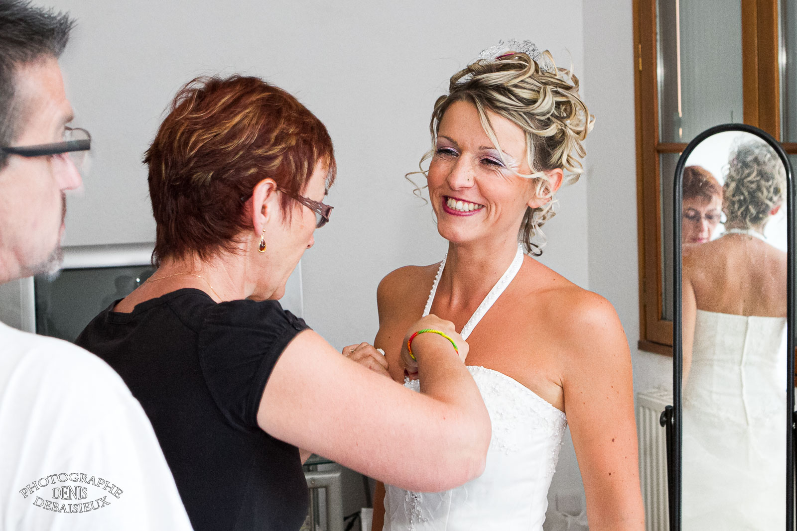 Habillage de la mariée