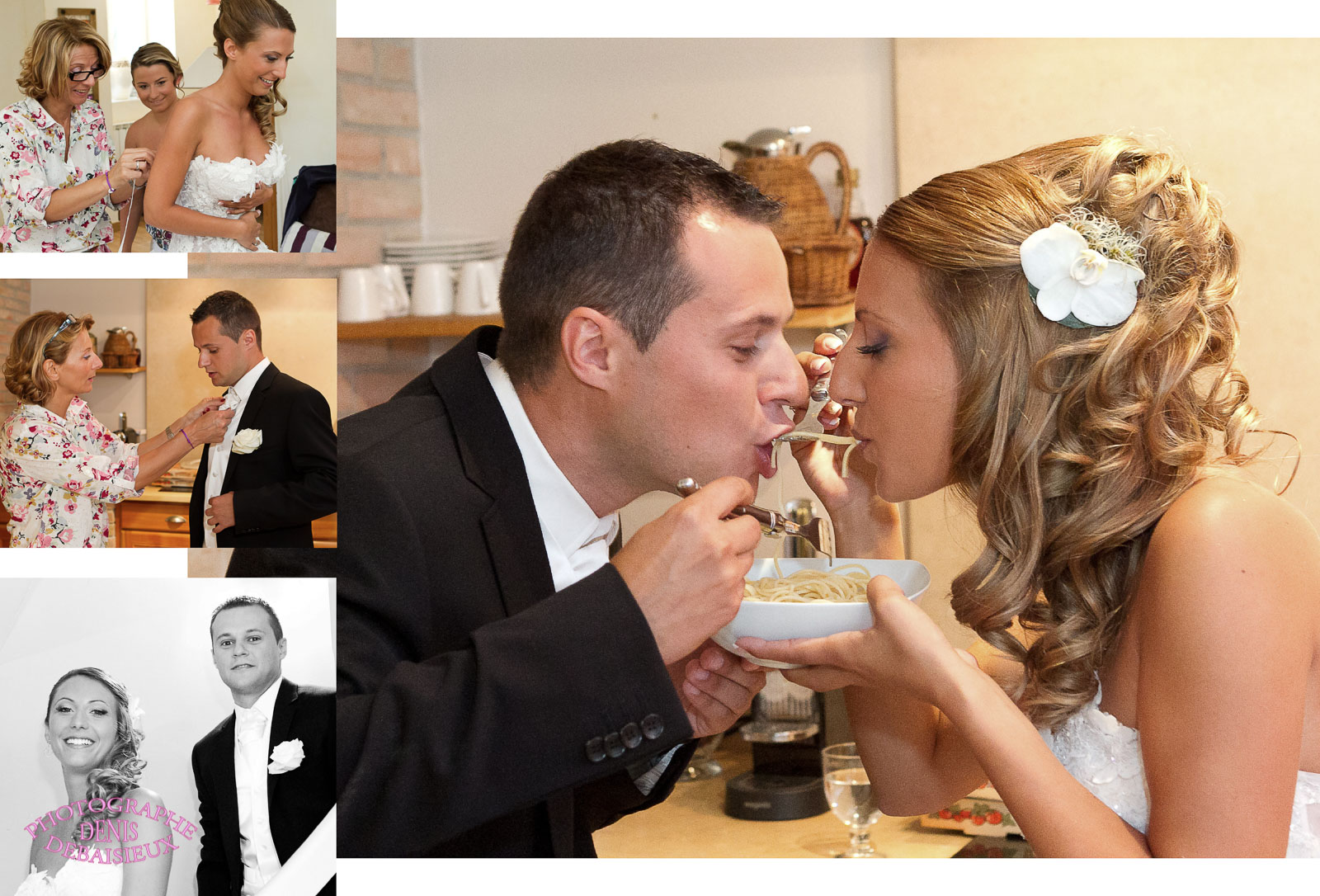 Mise en page livre photo mariage